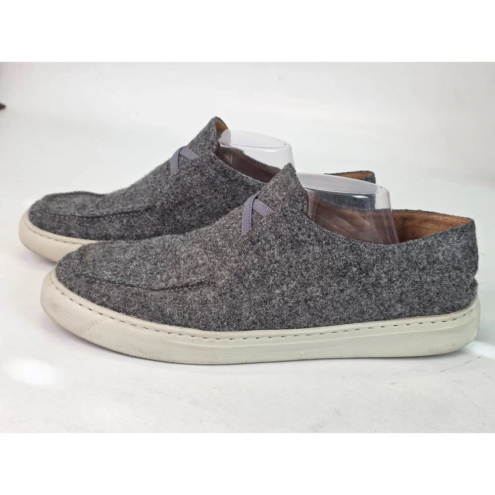 Peter Millar Mountainside Men's Shoes Size 11 Gray Slip On Wool Low Top Sneakers
